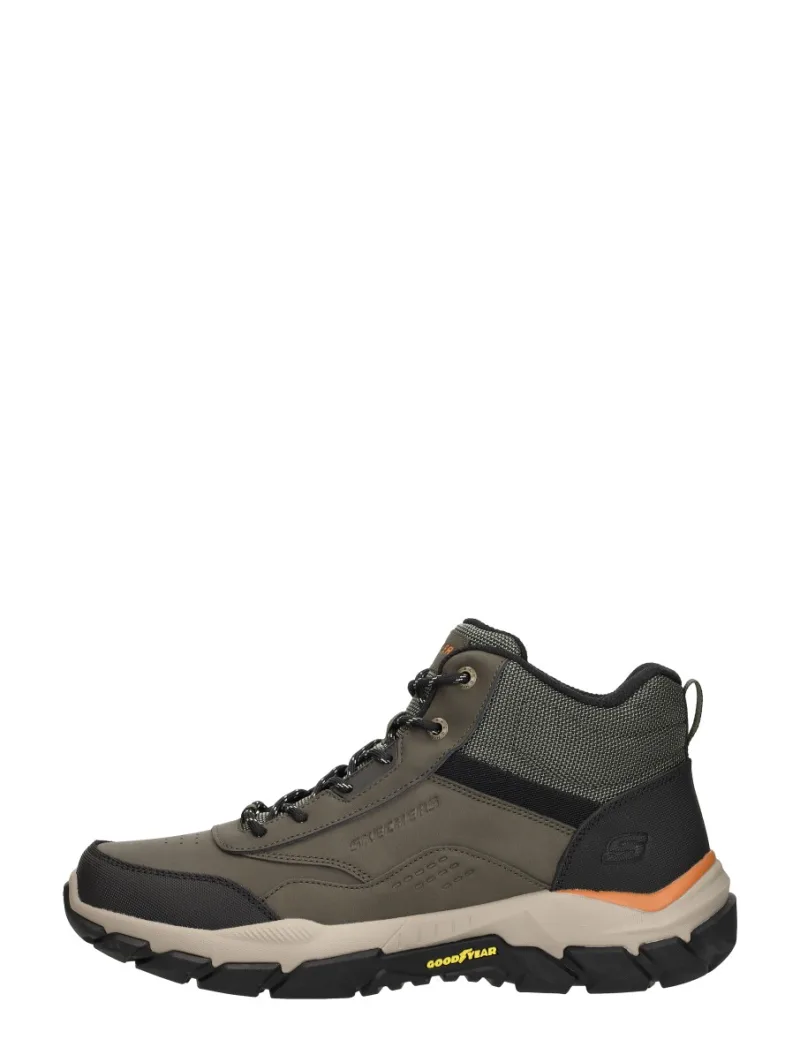 Skechers Santoro - Hopkins, hoge veterschoenen voor heren in groen