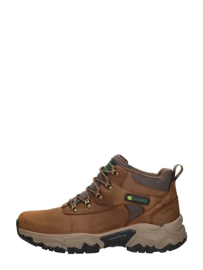 Skechers John Deere: Relaxed Fit, hoge veterschoenen voor heren in donkerbruin, foto 1 van 4