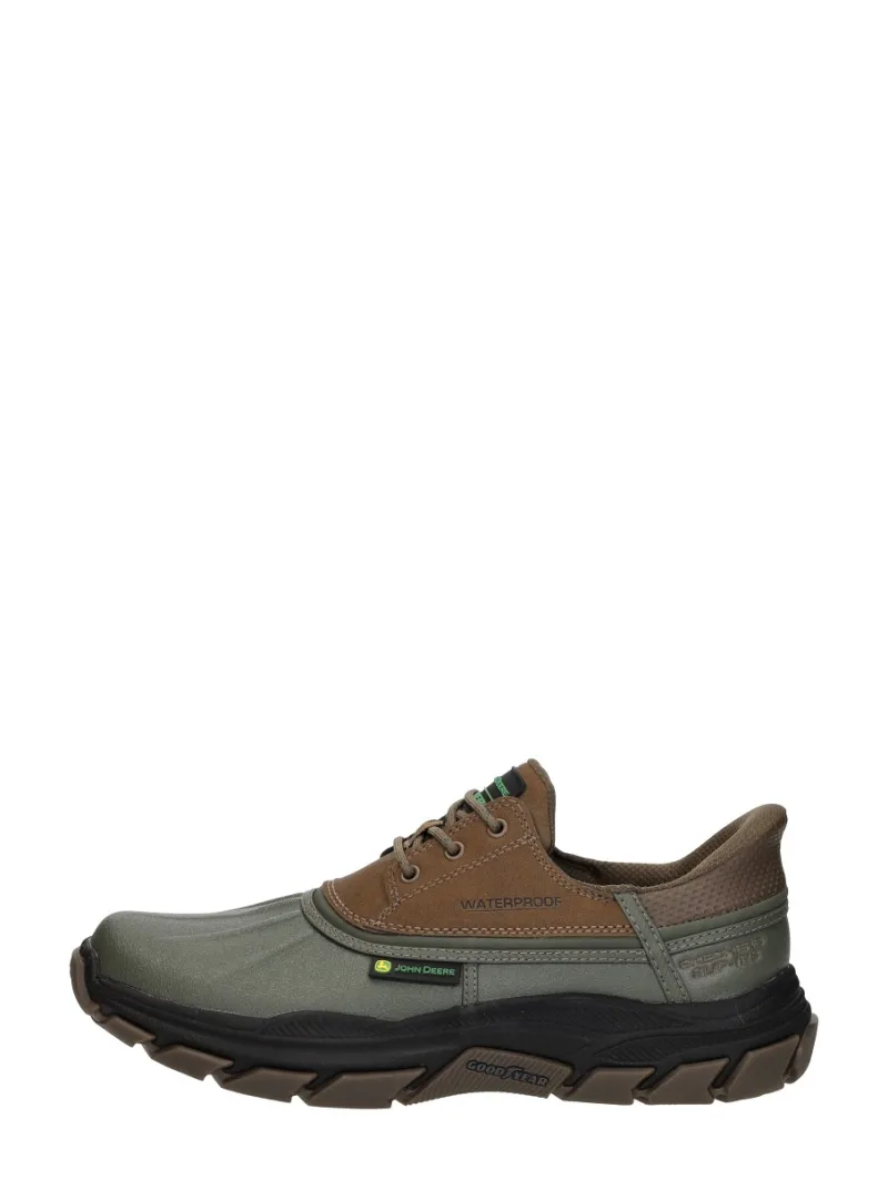 Skechers John Deere: Slip-Ins, lage veterschoenen voor heren in groen