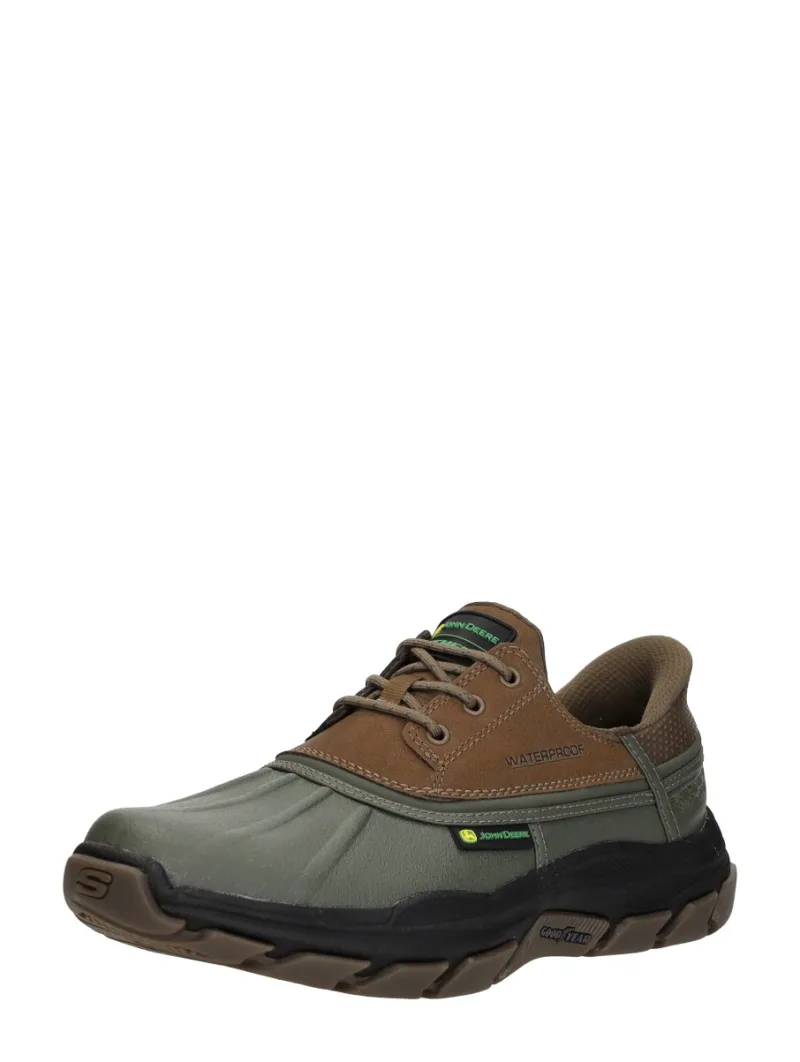 Skechers John Deere: Slip-Ins, lage veterschoenen voor heren in groen, foto 2 van 2