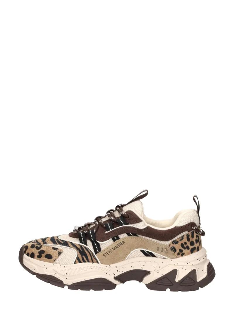 Steve Madden Animates-L, lage sneakers voor dames in beige