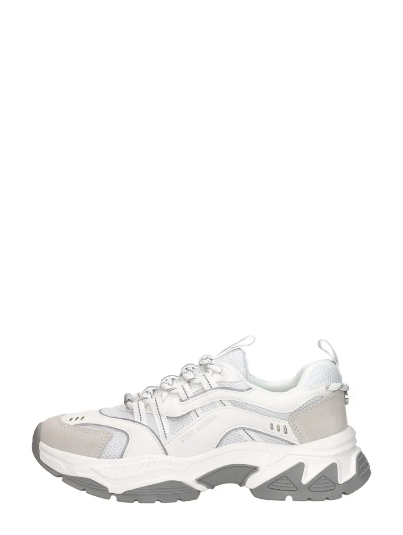 Steve Madden Animates, lage sneakers voor dames in wit, foto 1 van 4