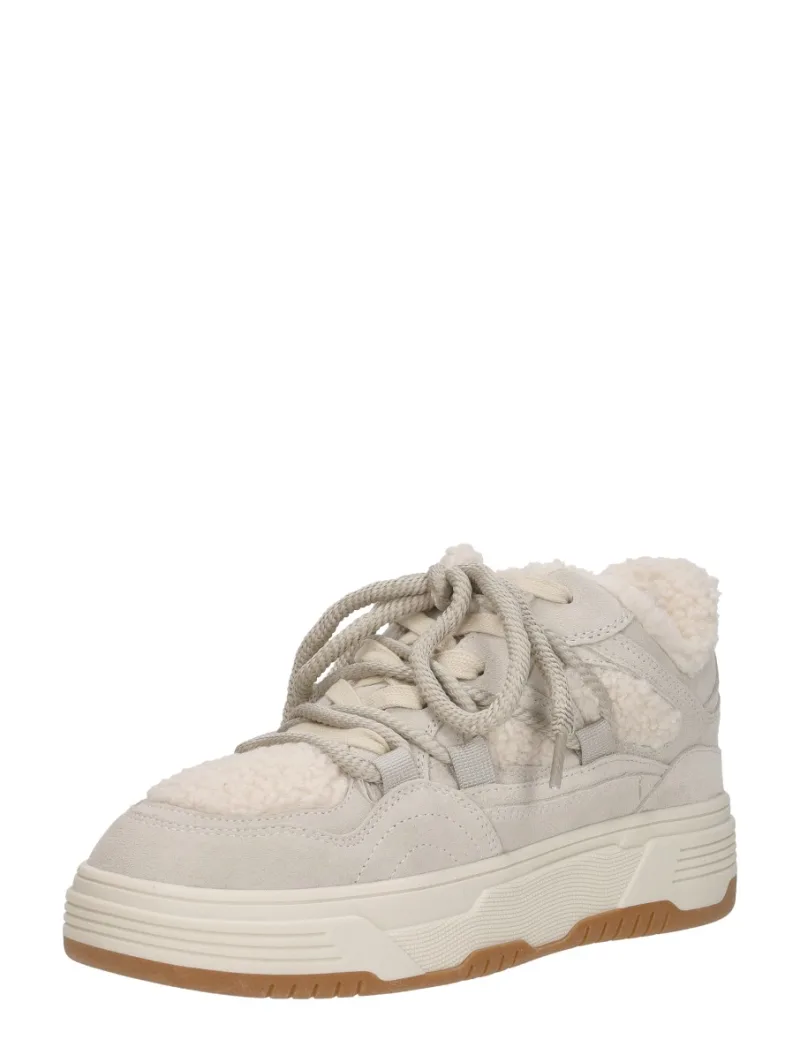 Steve Madden Boomer-F, lage sneakers voor dames in beige, foto 2 van 2