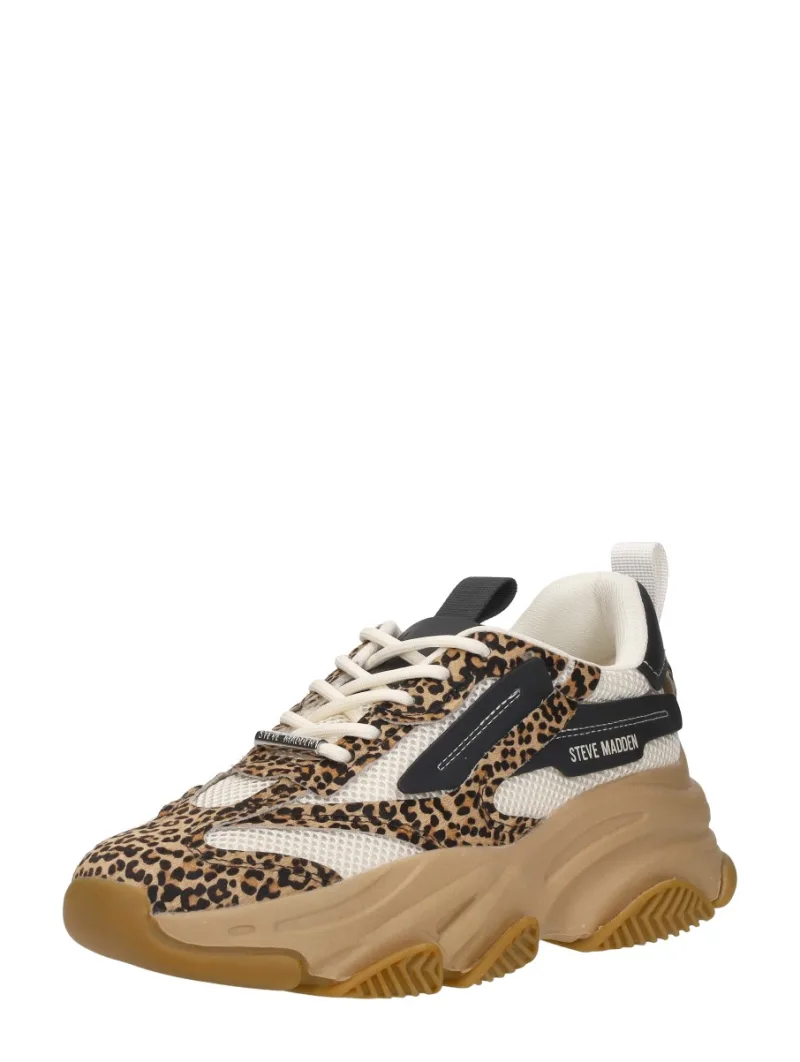 Steve Madden Possesion-E, lage sneakers voor dames in beige, foto 2 van 2