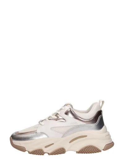 Steve Madden Progressive, lage sneakers voor dames in goudkleur, foto 1 van 4