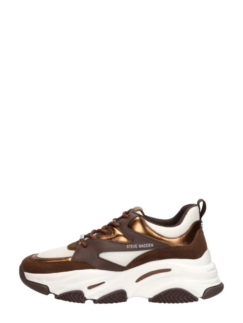 Steve Madden Progressive, lage sneakers voor dames in brons