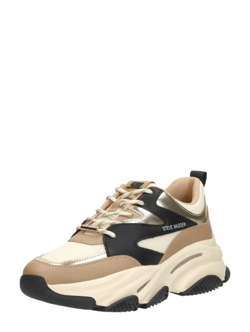 Steve Madden Progressive, lage sneakers voor dames in khaki, foto 2 van 2