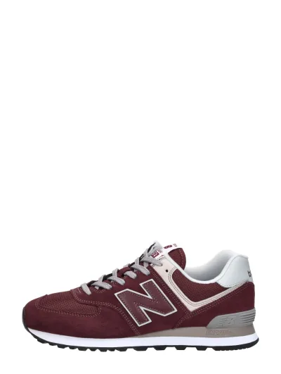 New Balance 574, lage sneakers voor heren in bordeaux, foto 1 van 4