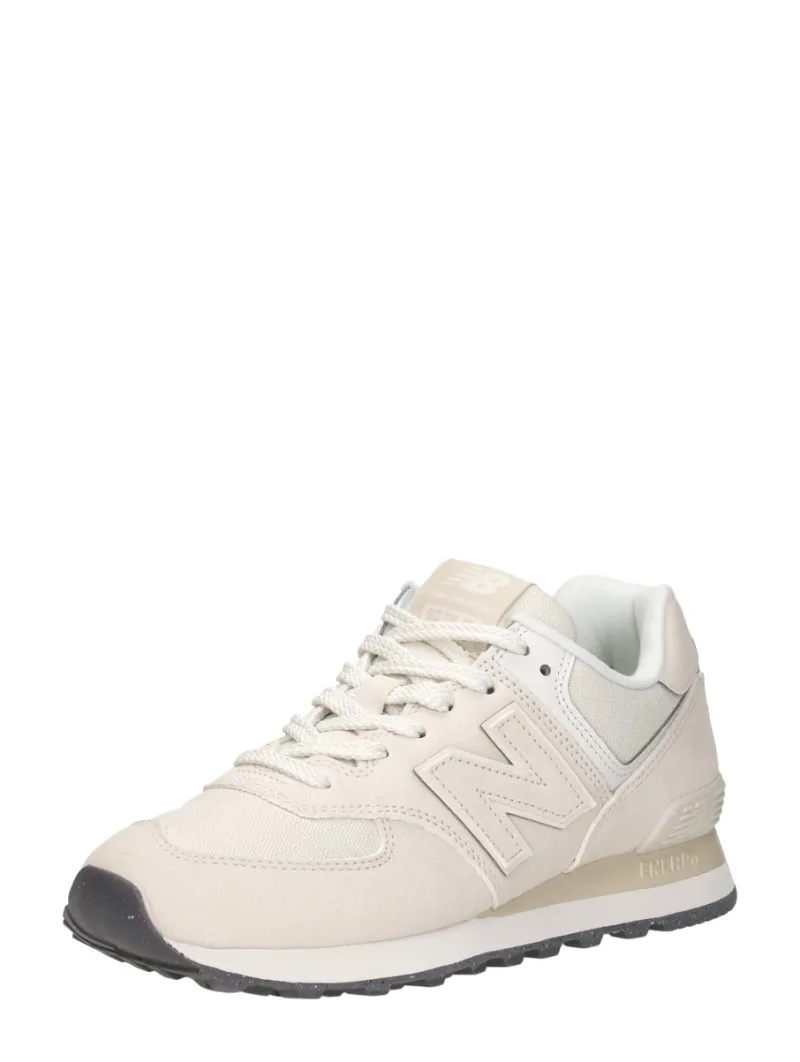 New Balance 574, lage sneakers voor dames in gebroken wit, foto 2 van 2