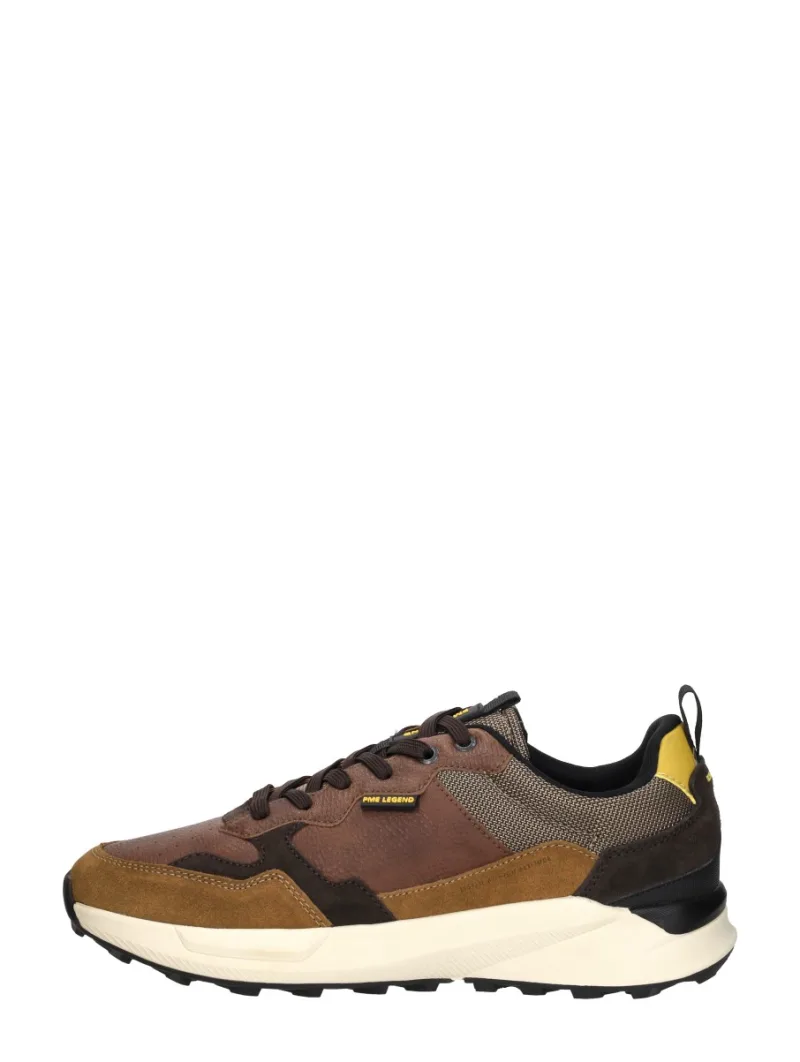 PME Legend Notcher, lage veterschoenen voor heren in cognac