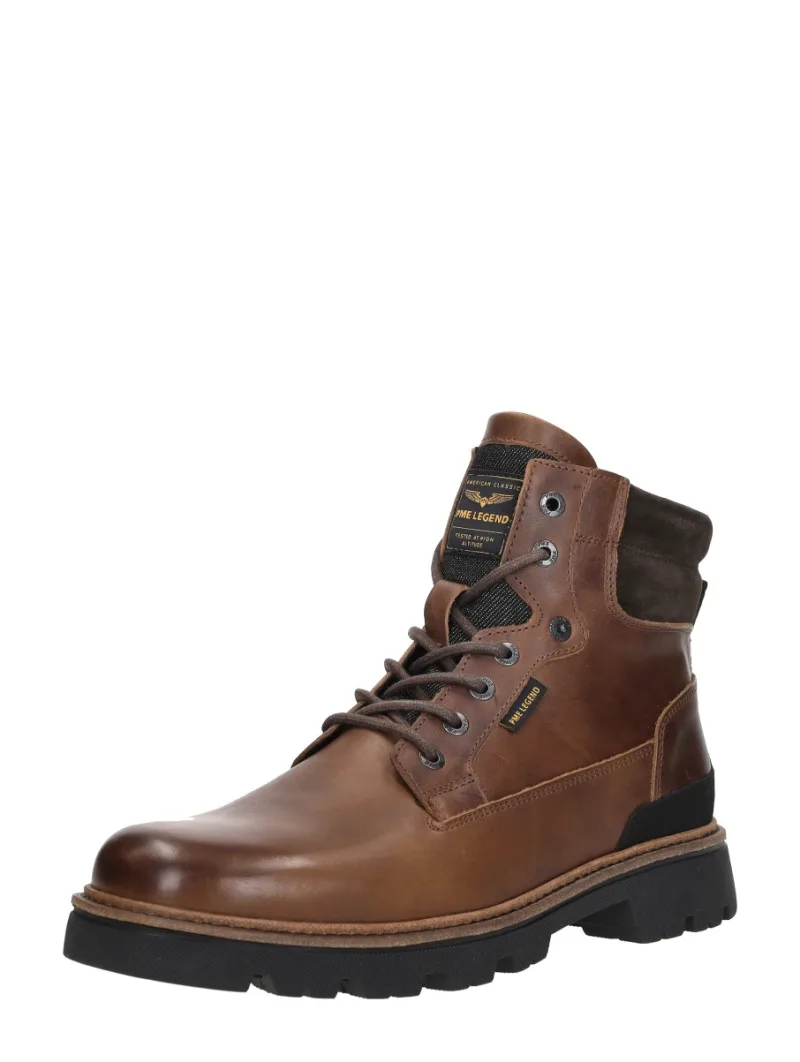 PME Legend Dragan, hoge veterschoenen voor heren in donkerbruin, foto 2 van 2