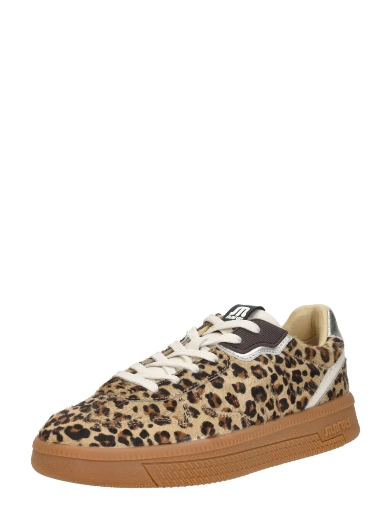 Maruti Yale, lage veterschoenen voor dames in beige, foto 2 van 2