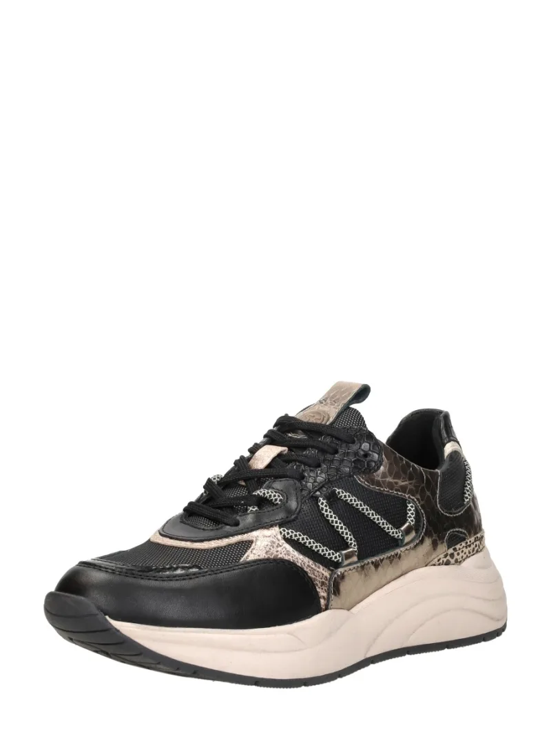 Sub55 Sneakers Laag, lage sneakers voor dames in zwart, foto 2 van 2