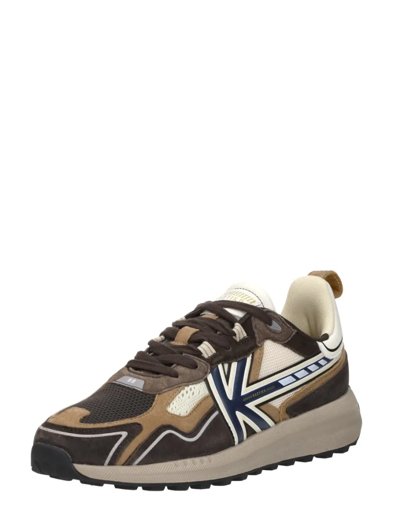 Kaotiko Vancoouver Tech, lage sneakers voor heren in donkerbruin, foto 2 van 2