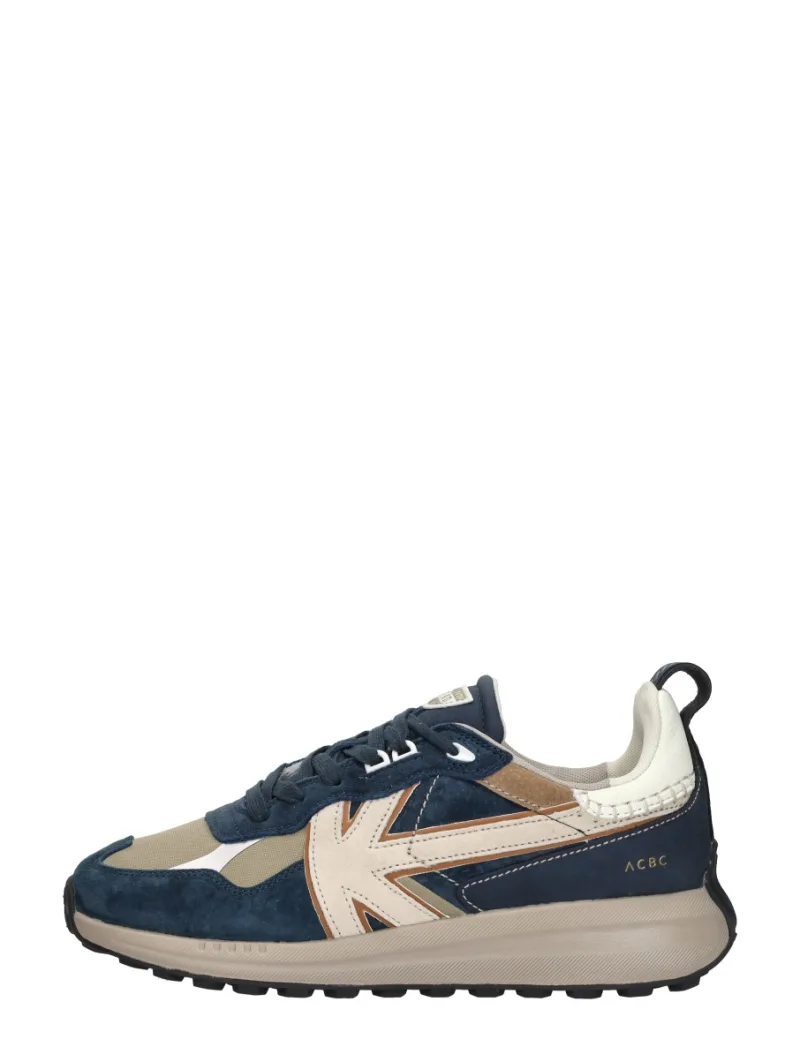 Kaotiko Vancoouver Artisan, lage sneakers voor heren in blauw