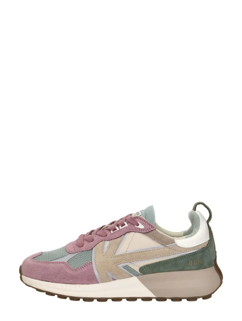 Kaotiko Detroit, lage sneakers voor dames in roze