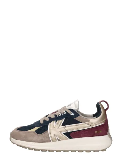 Kaotiko Detroit Glam, lage sneakers voor dames in taupe, foto 1 van 4