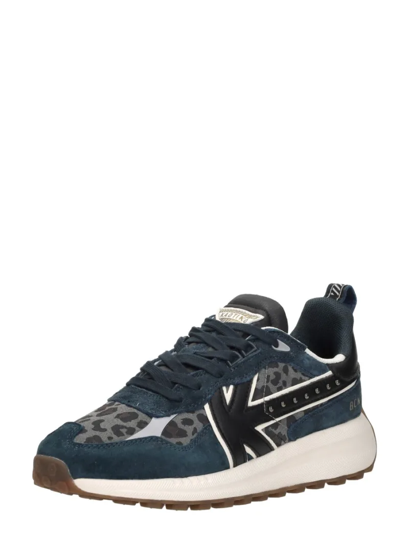 Kaotiko Detroit Glam, lage sneakers voor dames in blauw, foto 2 van 2