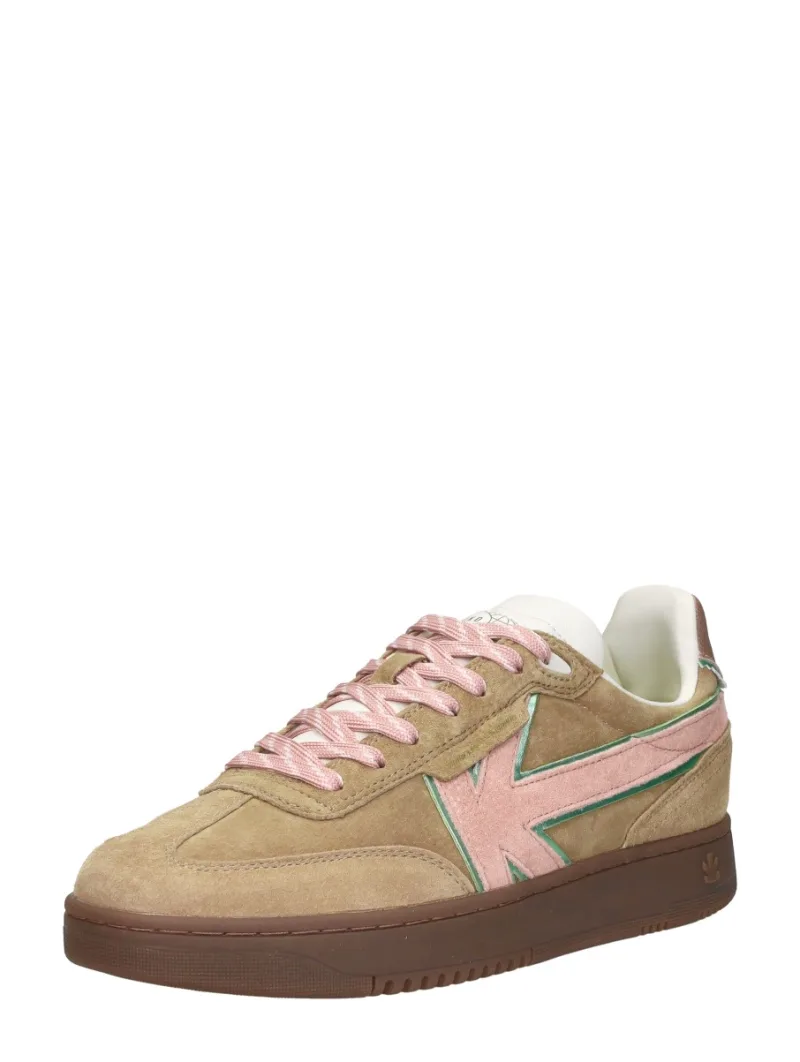 Kaotiko Boston V, lage sneakers voor dames in cognac, foto 2 van 2