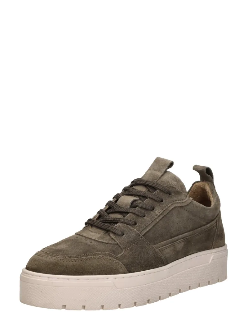 Sub55 Sneakers Laag, lage veterschoenen voor heren in taupe, foto 2 van 2