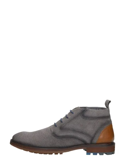 Sub55 Veterschoenen Hoog, hoge veterschoenen voor heren in grijs, foto 1 van 4