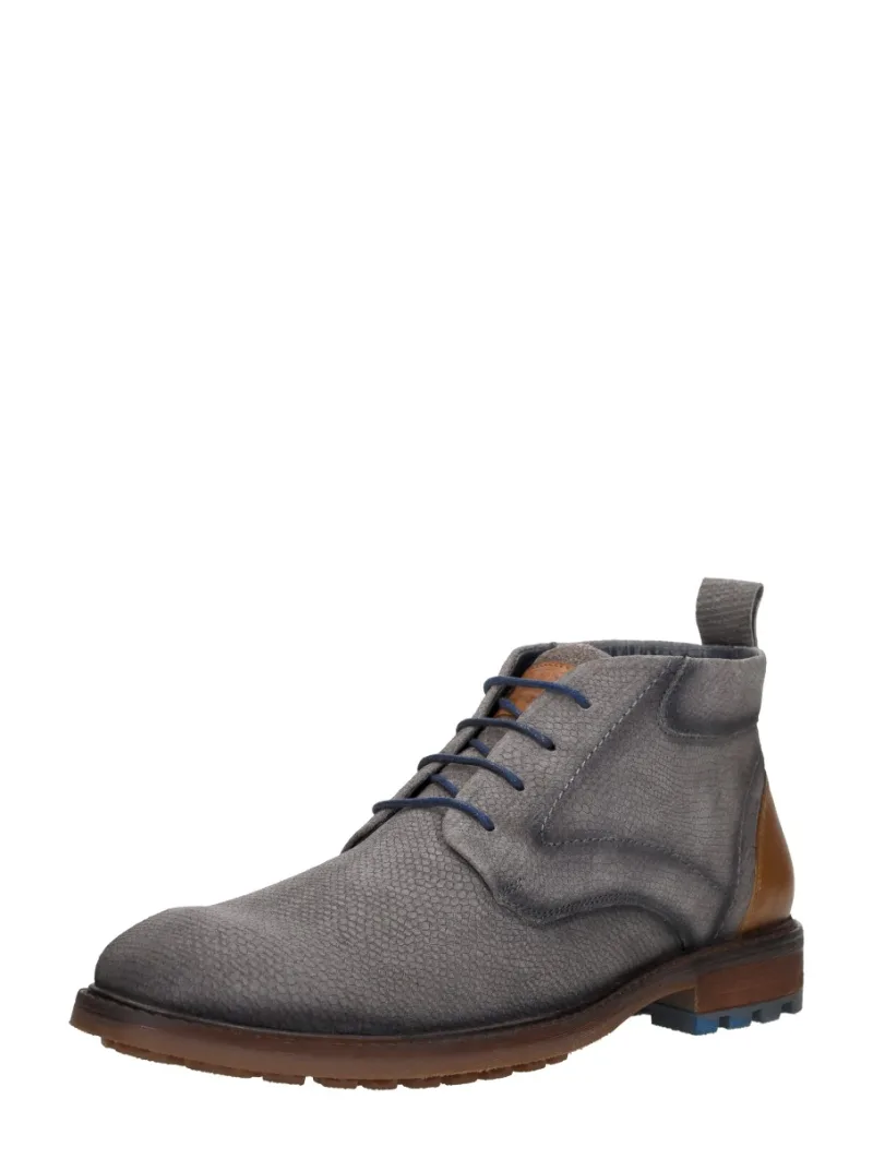 Sub55 Veterschoenen Hoog, hoge veterschoenen voor heren in grijs, foto 2 van 2