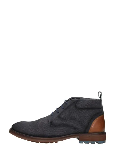 Sub55 Veterschoenen Hoog, hoge veterschoenen voor heren in blauw, foto 1 van 4