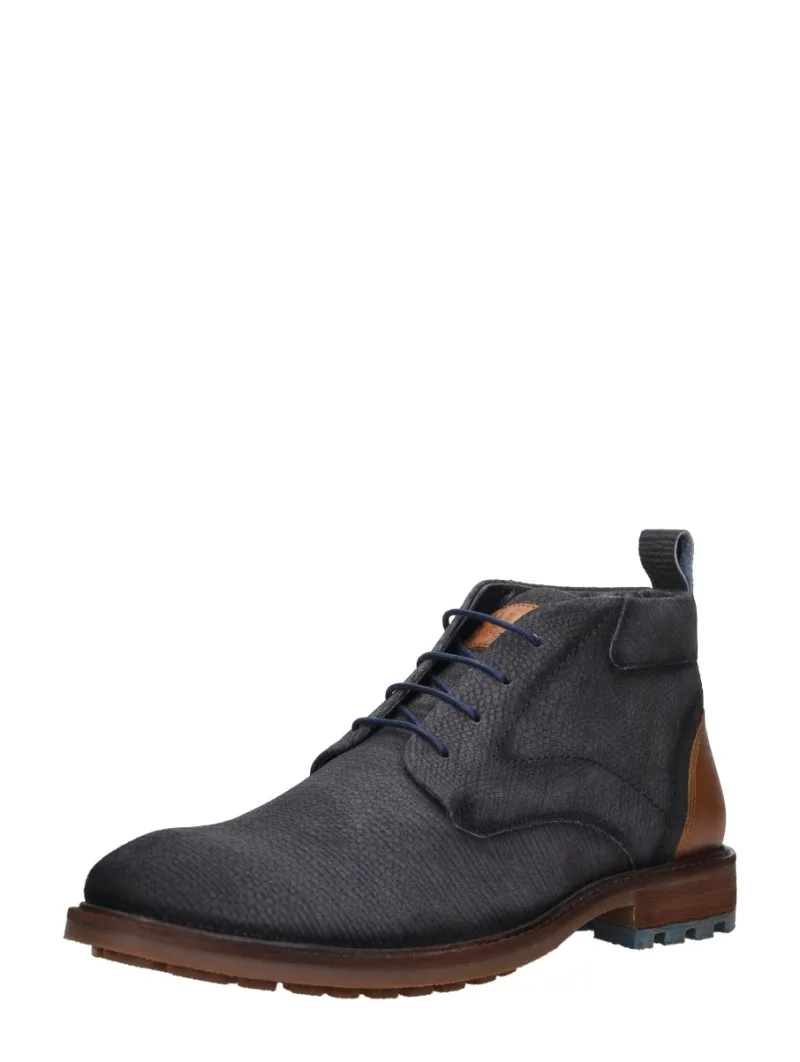 Sub55 Veterschoenen Hoog, hoge veterschoenen voor heren in blauw, foto 2 van 2
