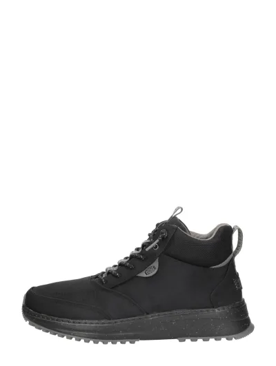 Hey Dude Tahoe Nylon, hoge veterschoenen voor heren in zwart, foto 1 van 4