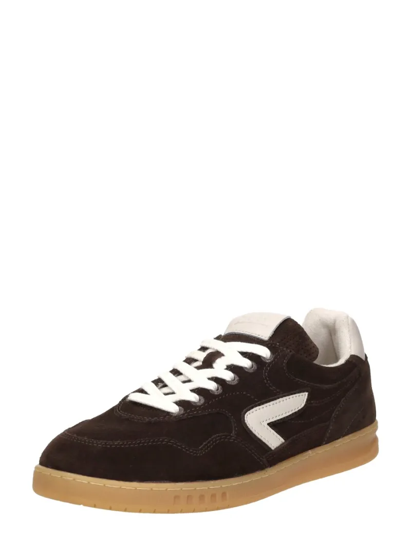 Hub Vancouver, lage sneakers voor heren in donkerbruin, foto 2 van 2