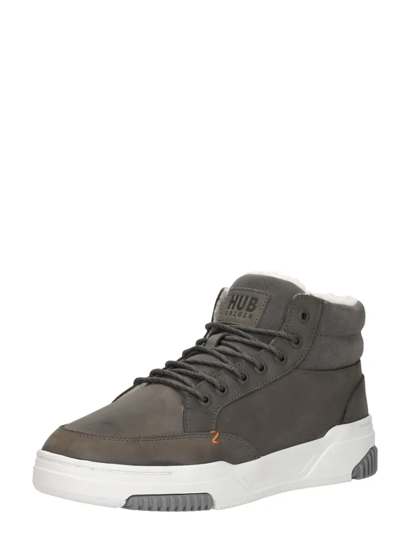 Hub Mark 2.1, hoge veterschoenen voor heren in grijs, foto 2 van 2