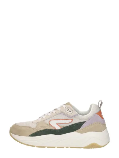 Hub Glide, lage sneakers voor dames in beige, foto 1 van 4