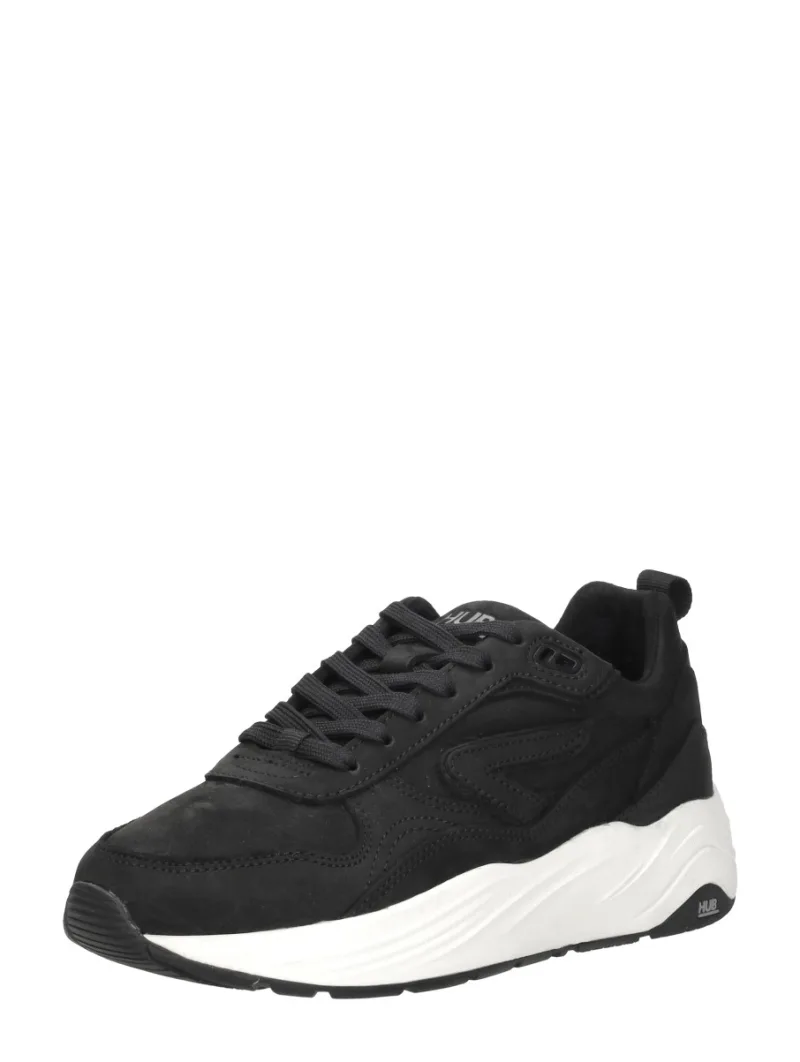 Hub Glide, lage sneakers voor dames in zwart, foto 2 van 2