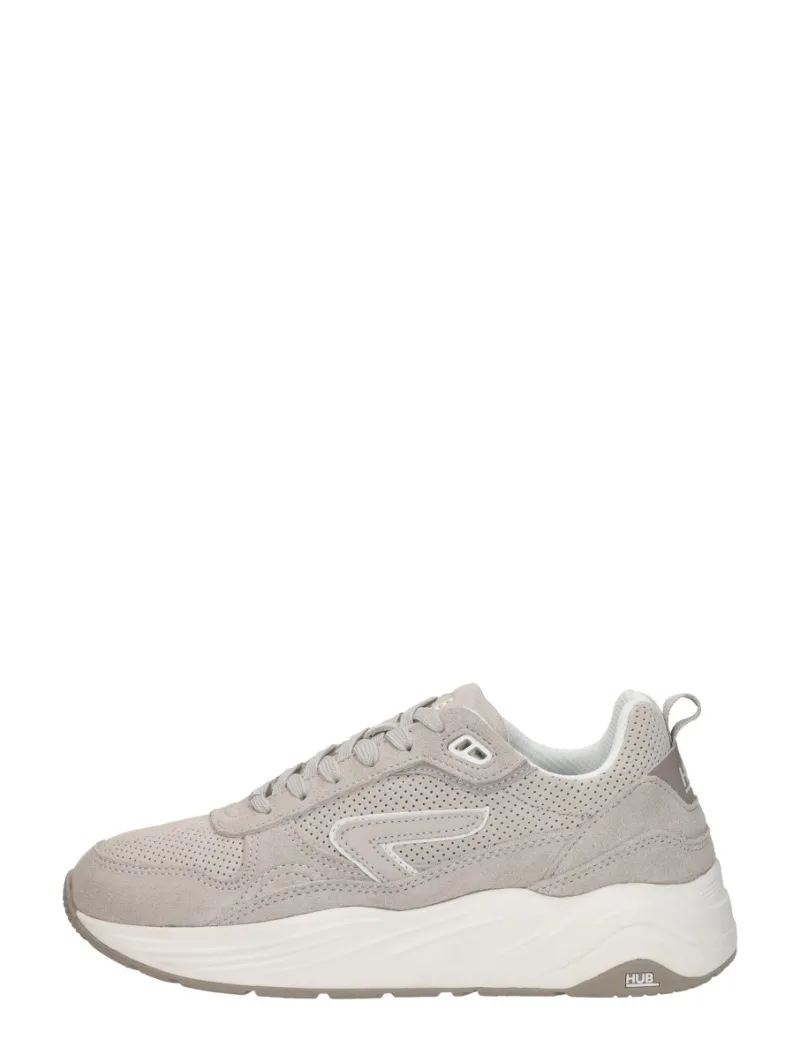 Hub Glide, lage sneakers voor dames in beige