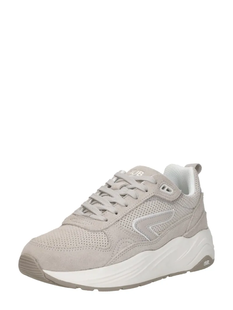 Hub Glide, lage sneakers voor dames in beige, foto 2 van 2