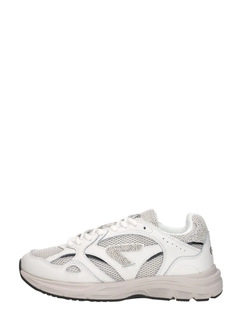 Hub Shift, lage sneakers voor dames in gebroken wit