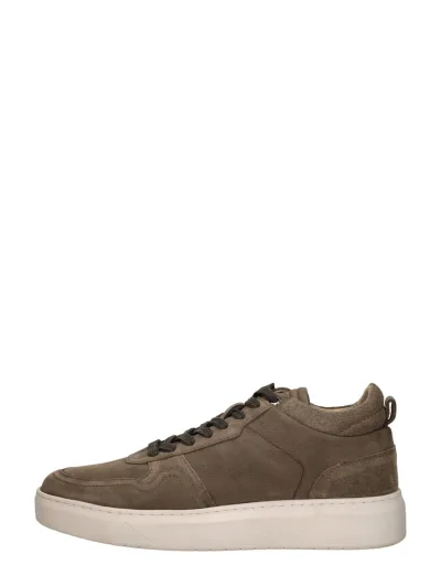 Sub55 Sneakers Laag middel bruin, lage veterschoenen voor heren in middelbruin, foto 1 van 4