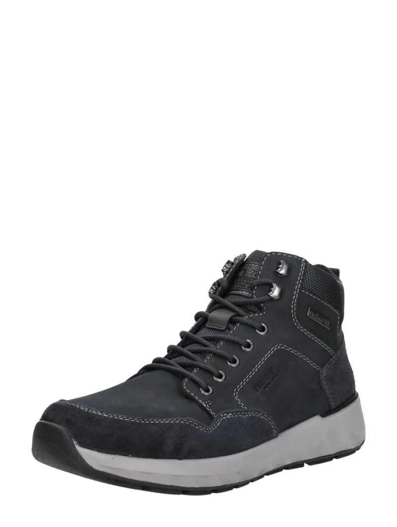 Rieker Veterschoenen Hoog, hoge veterschoenen voor heren in blauw, foto 2 van 2
