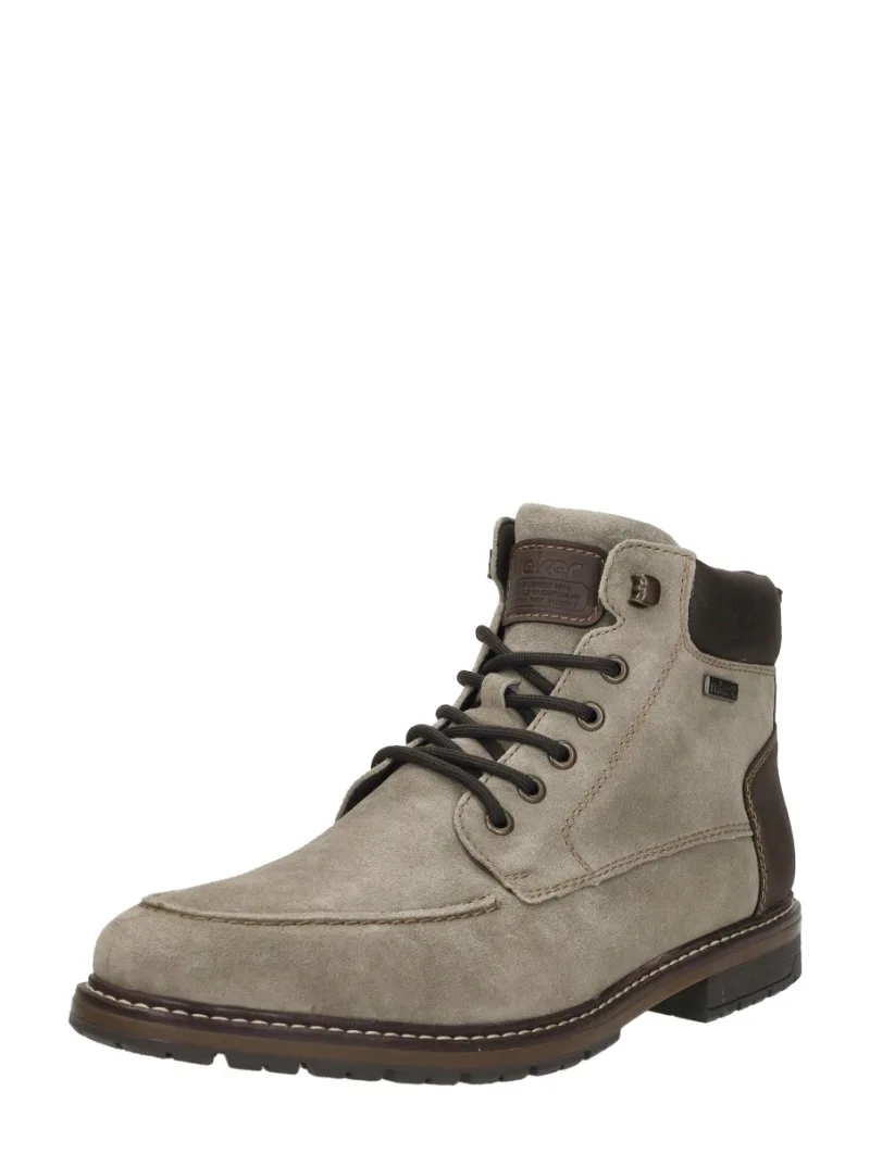 Rieker Veterschoenen Hoog, hoge veterschoenen voor heren in beige, foto 2 van 2