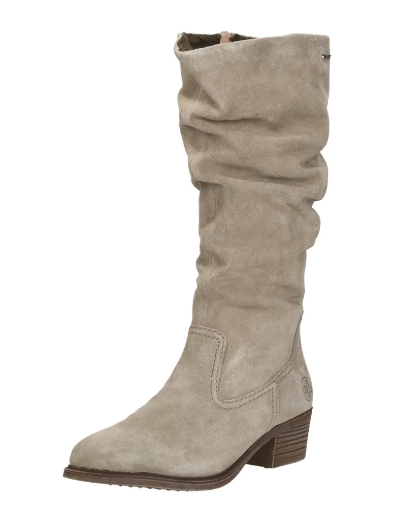 Rieker Lange Laarzen, lange laarzen voor dames in beige, foto 2 van 2
