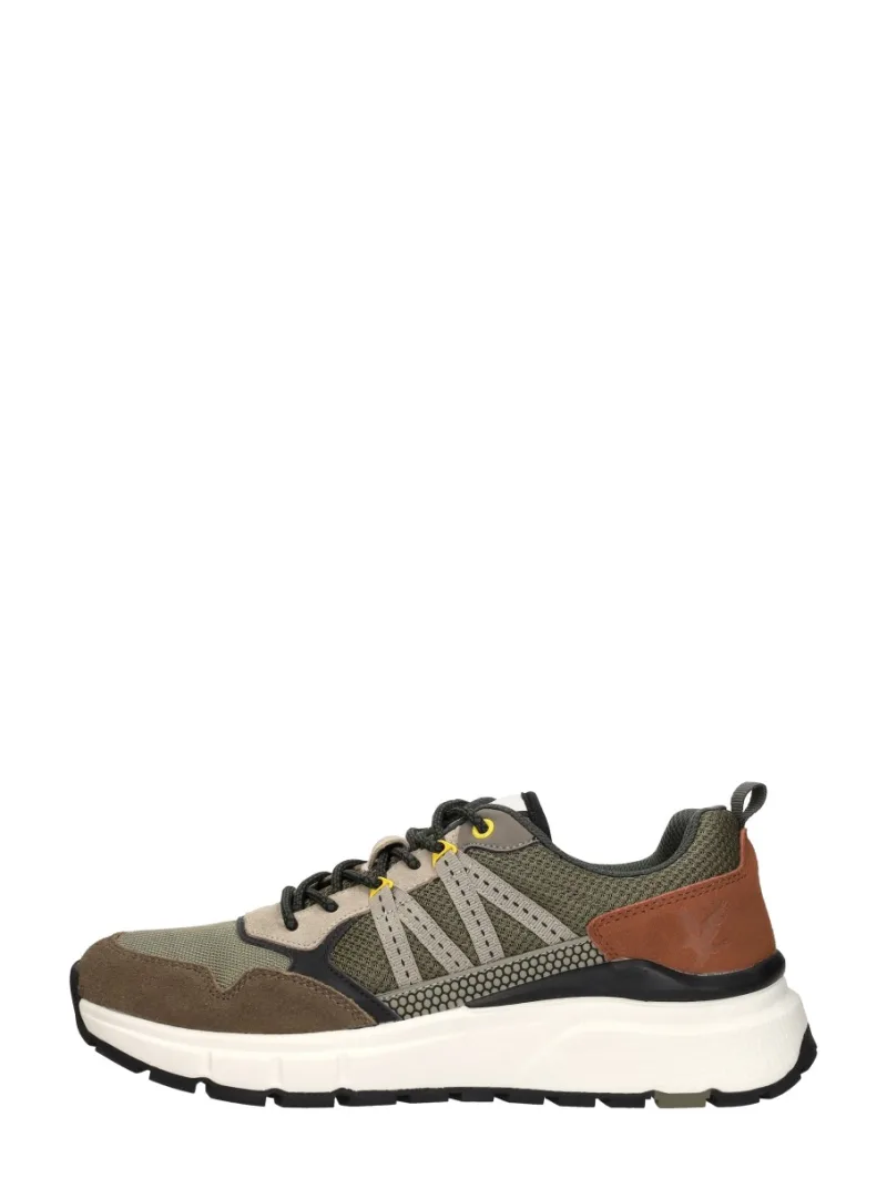 Lyle & Scott Lennox, lage sneakers voor heren in taupe