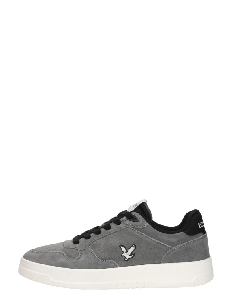 Lyle & Scott Culcros, lage sneakers voor heren in grijs