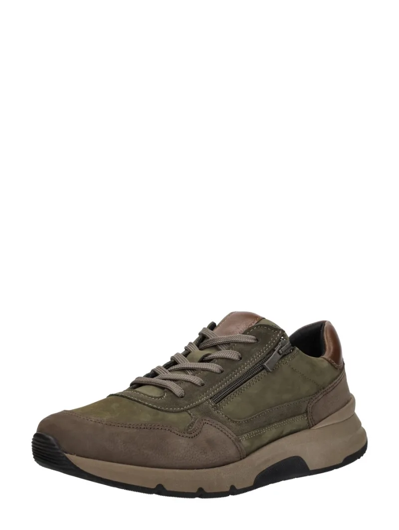Sub55 Comfort Collection James 07, lage veterschoenen voor heren in groen, foto 2 van 2