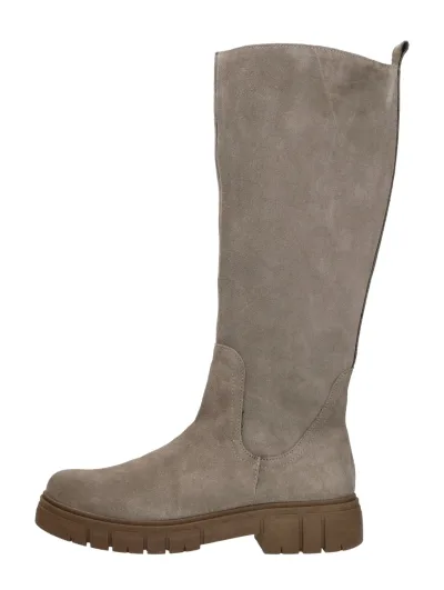 Sub55 Comfort Collection Paige 32, lange laarzen voor dames in taupe, foto 1 van 4