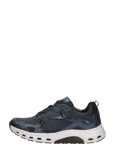 Gabor Sneakers Laag, lage veterschoenen voor dames in blauw, foto 1 van 4