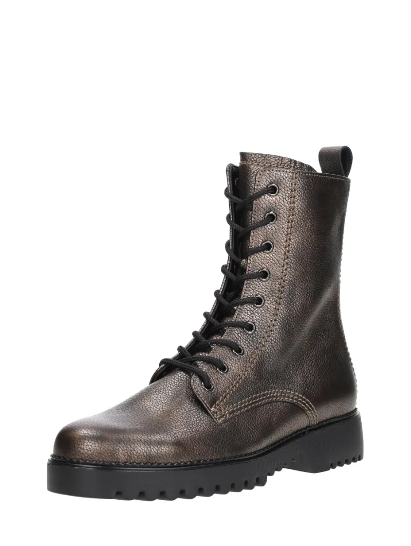 Gabor Veterschoenen Hoog, hoge veterschoenen voor dames in brons, foto 2 van 2