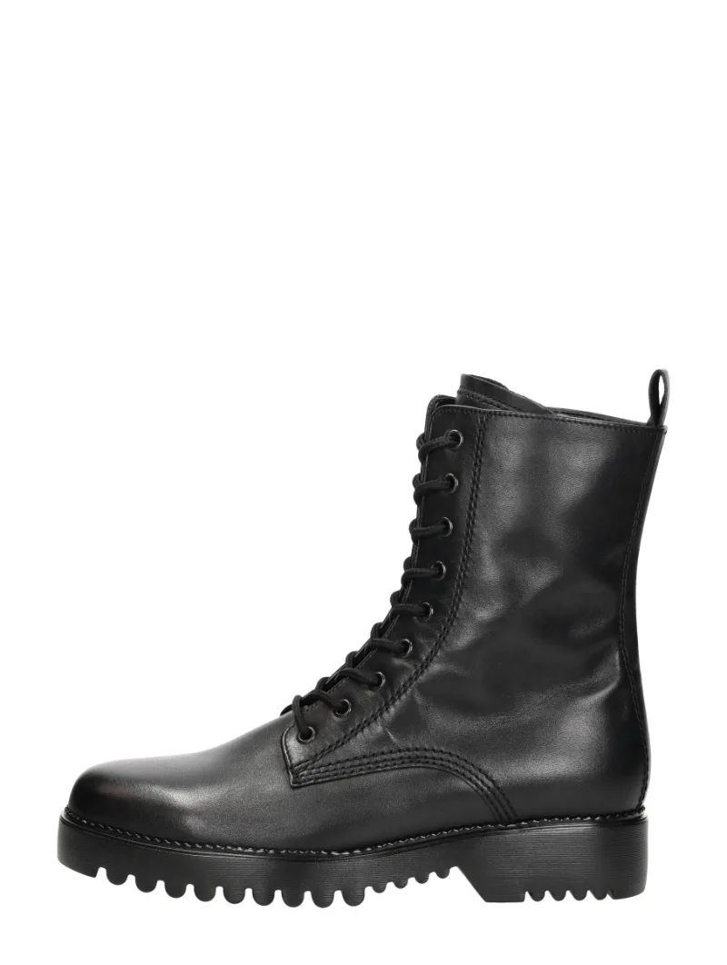 Gabor Veterschoenen Hoog, hoge veterschoenen voor dames in zwart