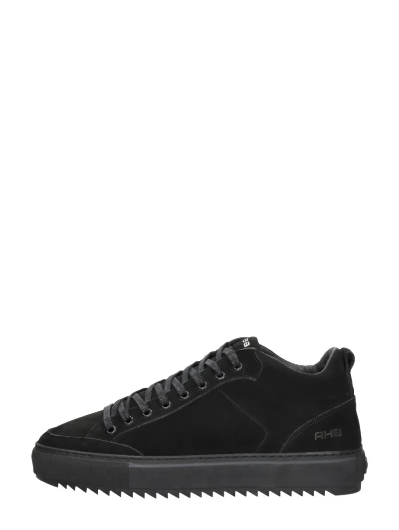 Rehab Craig Nub, hoge sneakers voor heren in zwart