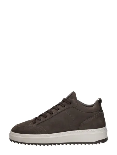 Rehab Russel Nub, lage sneakers voor heren in donkerbruin, foto 1 van 4