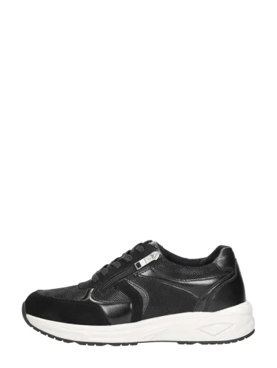 Waldläufer H-Jill, lage veterschoenen voor dames in zwart, foto 1 van 4